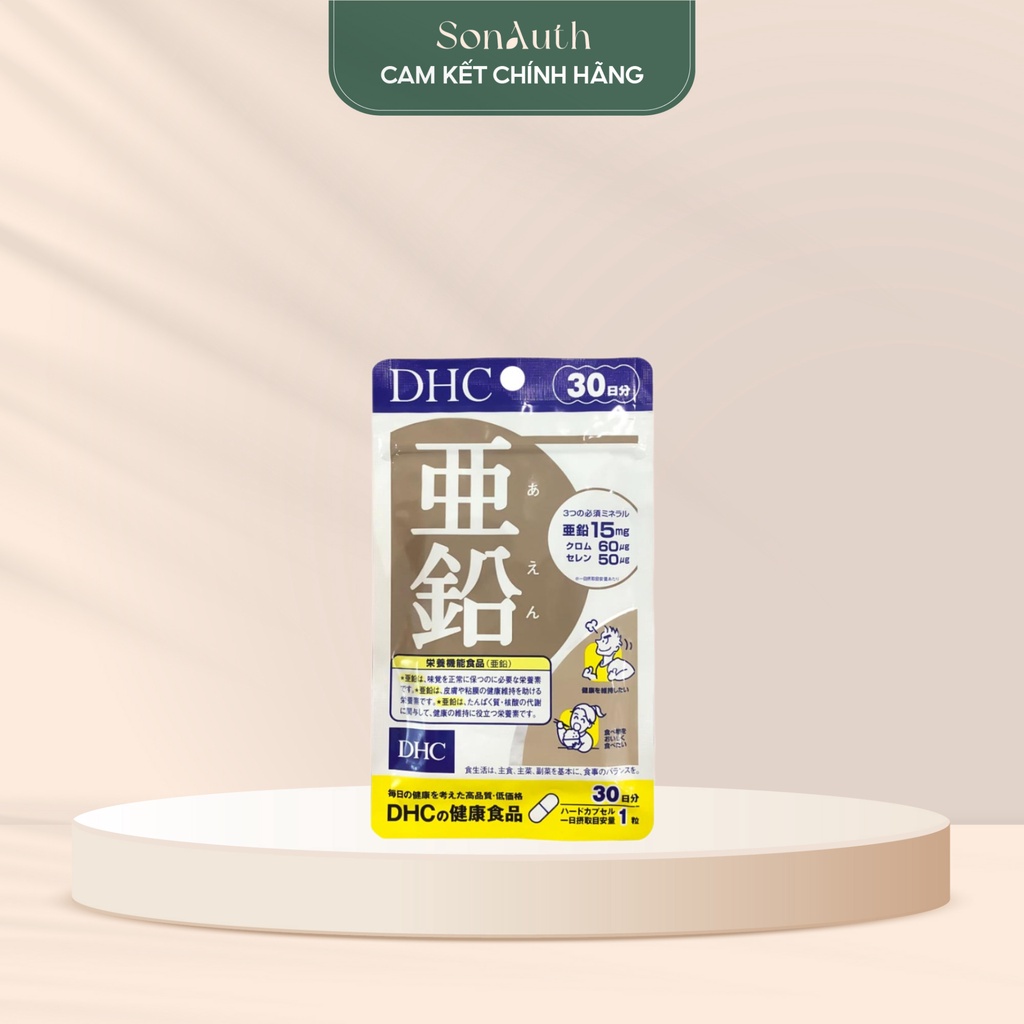 Viên uống bổ sung kẽm DHC Zinc 30 ngày
