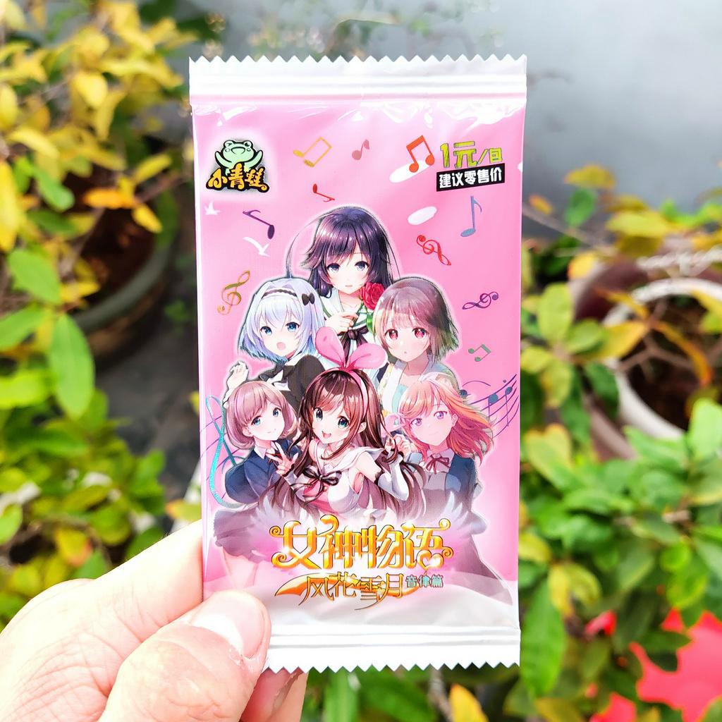 Set ảnh thẻ nhân phẩm Anime Waifu ngẫu nhiên + Sleeve, Toploader bọc thẻ