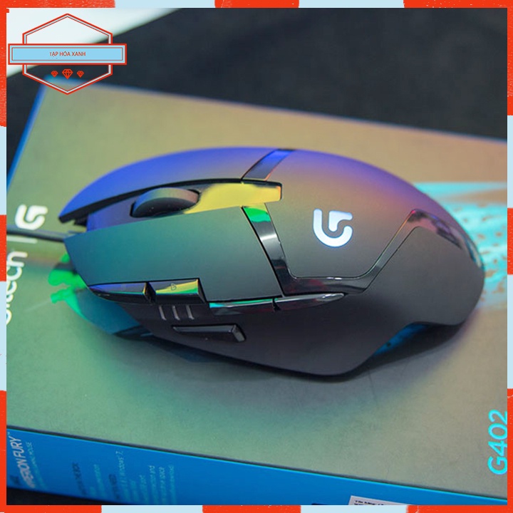 Chuột Máy Vi Tính Laptop PC Gaming Có Dây LOGITECH G402 MOUSE Đèn Led Chơi Chuyên Game