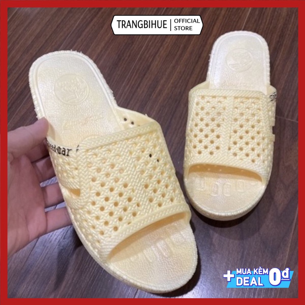 Dép Tổ Ong Thái Màu Vàng Siêu Dày Dặn, Đế 2,5cm