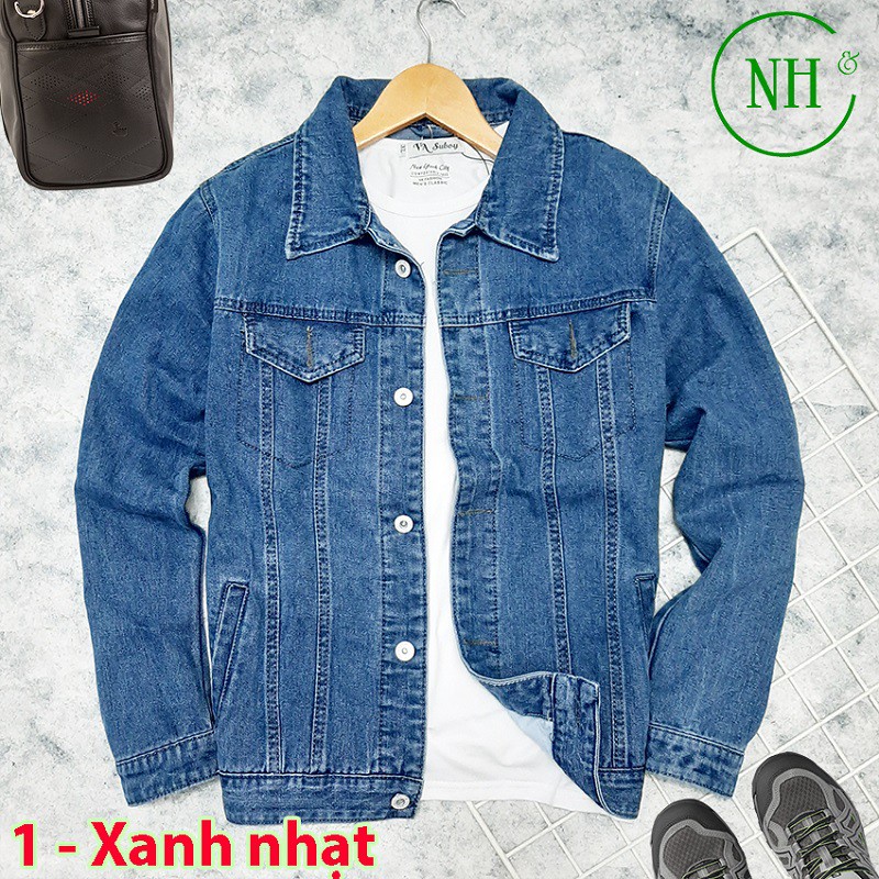 Áo khoác jean nam cá tinh trẻ trung - NH Shop - HÀNG MỚI VỀ
