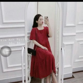 Váy Bầu Maxi Chất Đũi Đẹp