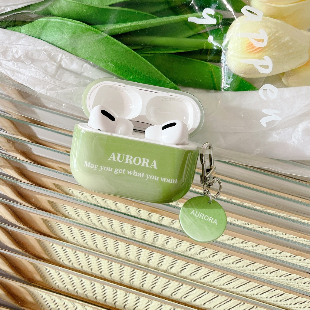 Vỏ bảo vệ hộp sạc tai nghe SPRISE silicon cứng trong suốt phối dây thời trang thích hợp cho Airpods 2 / Pro / 3
