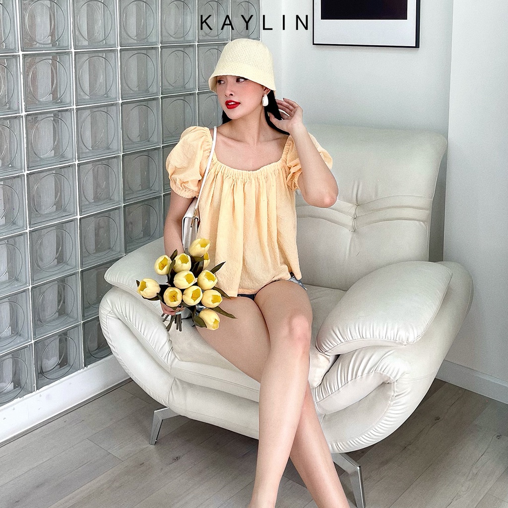 Áo trễ vai tay bồng N1718 - KAYLIN