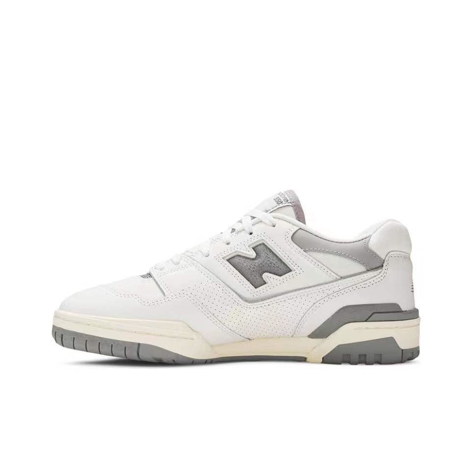 NB 550 Low Top Retro Basketball Shoe Unisex Grey White