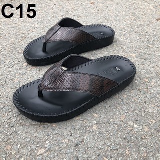 MÃ C15 - Dép da , dép xỏ ngón da bò