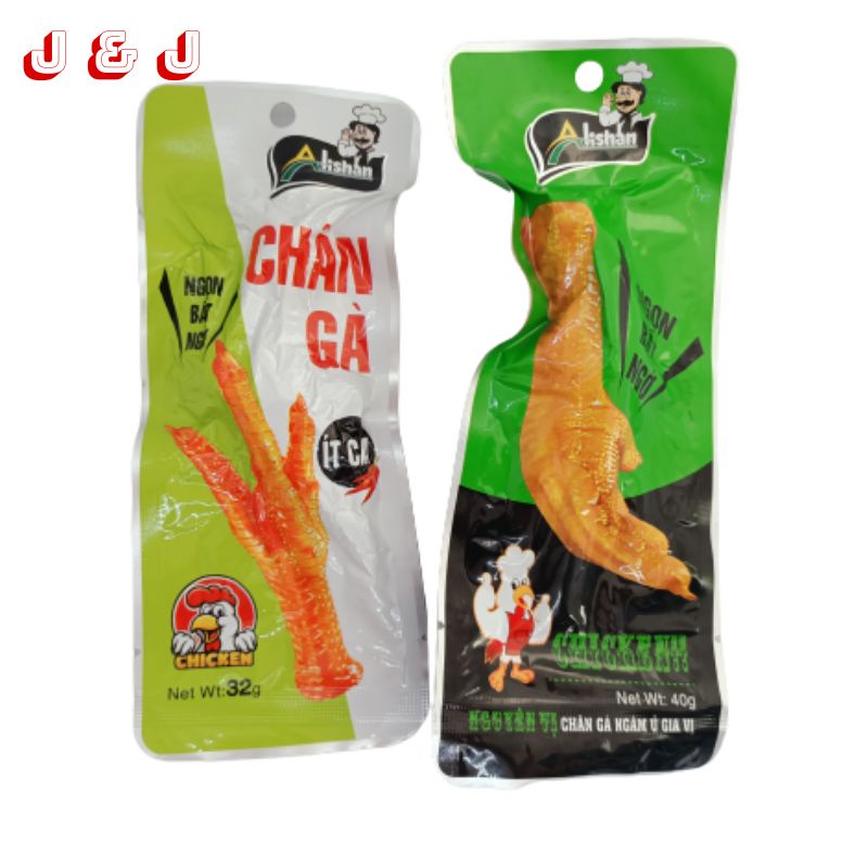 Chân gà cay ướp xì dầu thơm ngon 32gr Ashian | BigBuy360 - bigbuy360.vn
