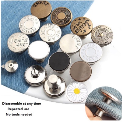 Quần Jean Thời Trang Hàn Quốc Nút Bấm