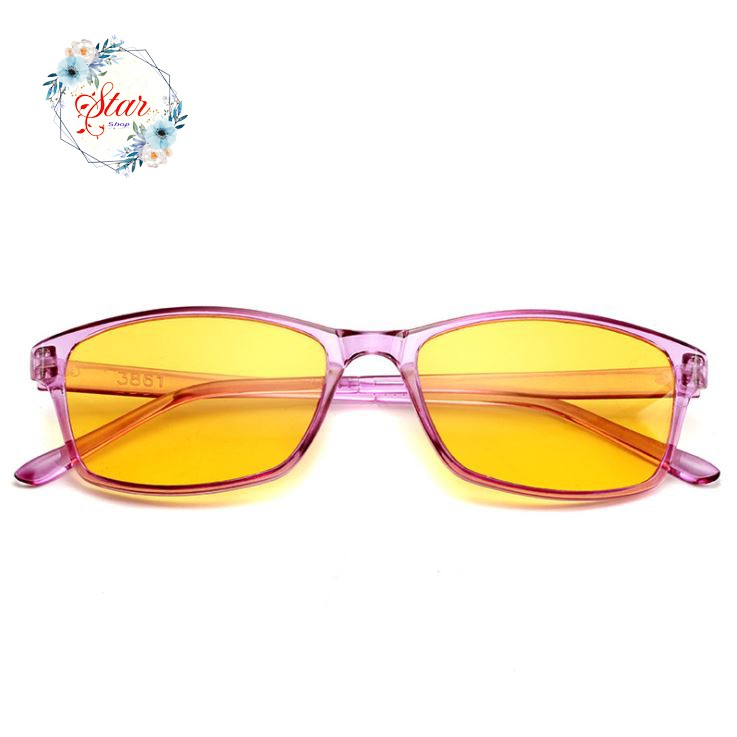 Mắt kính đi đêm Hàn Quốc FREESHIPgọng kính mắt nam nữ D05