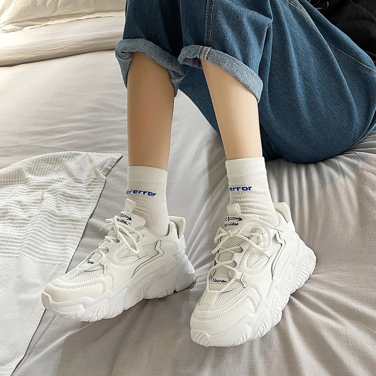 Giày Thể Thao Nữ MWC Sneaker Đế Cao Năng Động Cá Tính NUTT- 0576