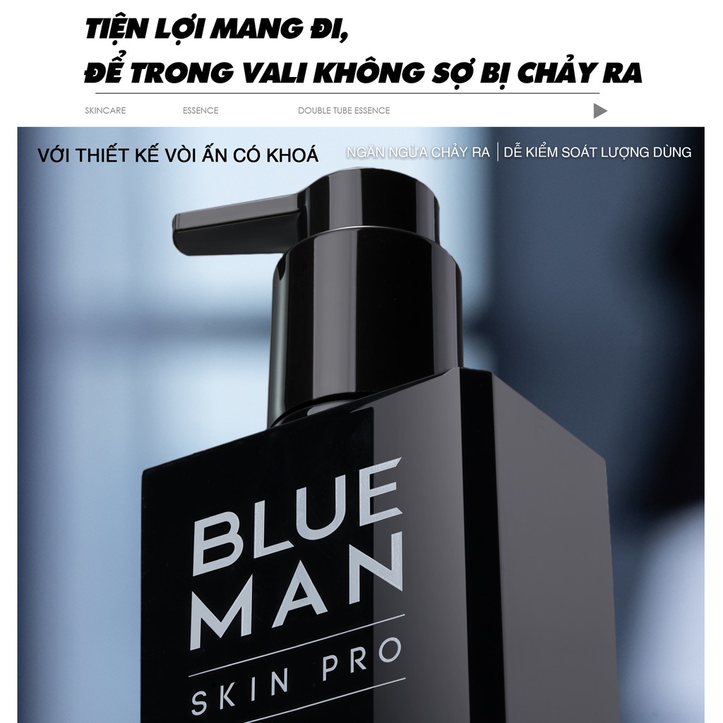 Sữa Rửa Mặt Trắng Da BLUEMAN Làm Sạch, Dưỡng Ẩm Dịu Nhẹ 170ml ZL128