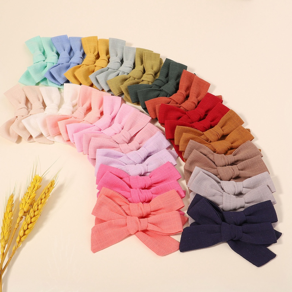 Cặp kẹp tóc KIDSBOWS hình nơ 3.9 inch thời trang cho nữ