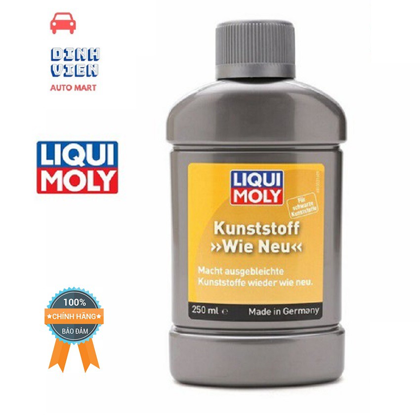 Chai Phục Hồi và Làm Mới Nhựa Đen Liqui Moly 1552 (250ml) dùng để xử lý bề mặt, làm mới, trả lại  độ sáng bóng như mới.