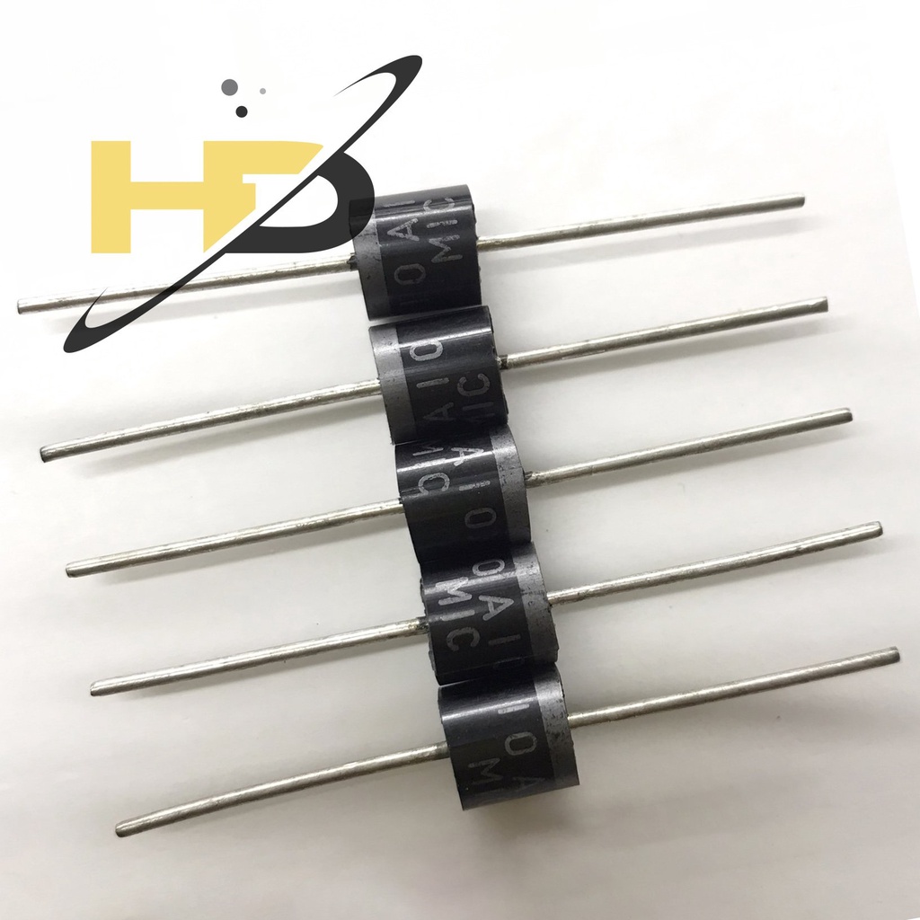 Set 5 Con Diode 10A10 10A 1000V, Đi Ốt Chỉnh Lưu 10A10 Chuyên Dụng