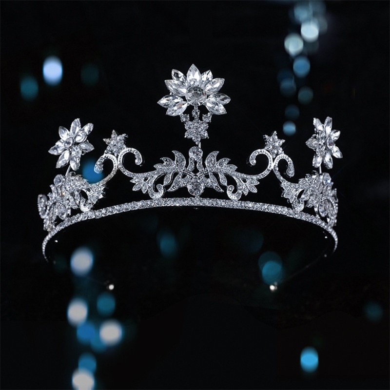 Cài Tóc Hình Vương Miện Đính Đá Lấp Lánh Sang Trọng