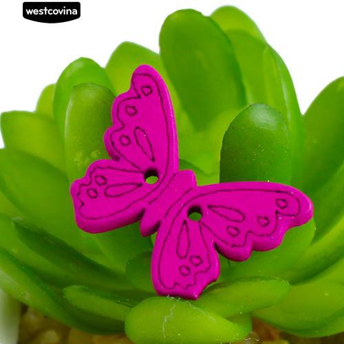 Set 100 Nút Gỗ 2 Lỗ Hình Các Con Vật Đáng Yêu