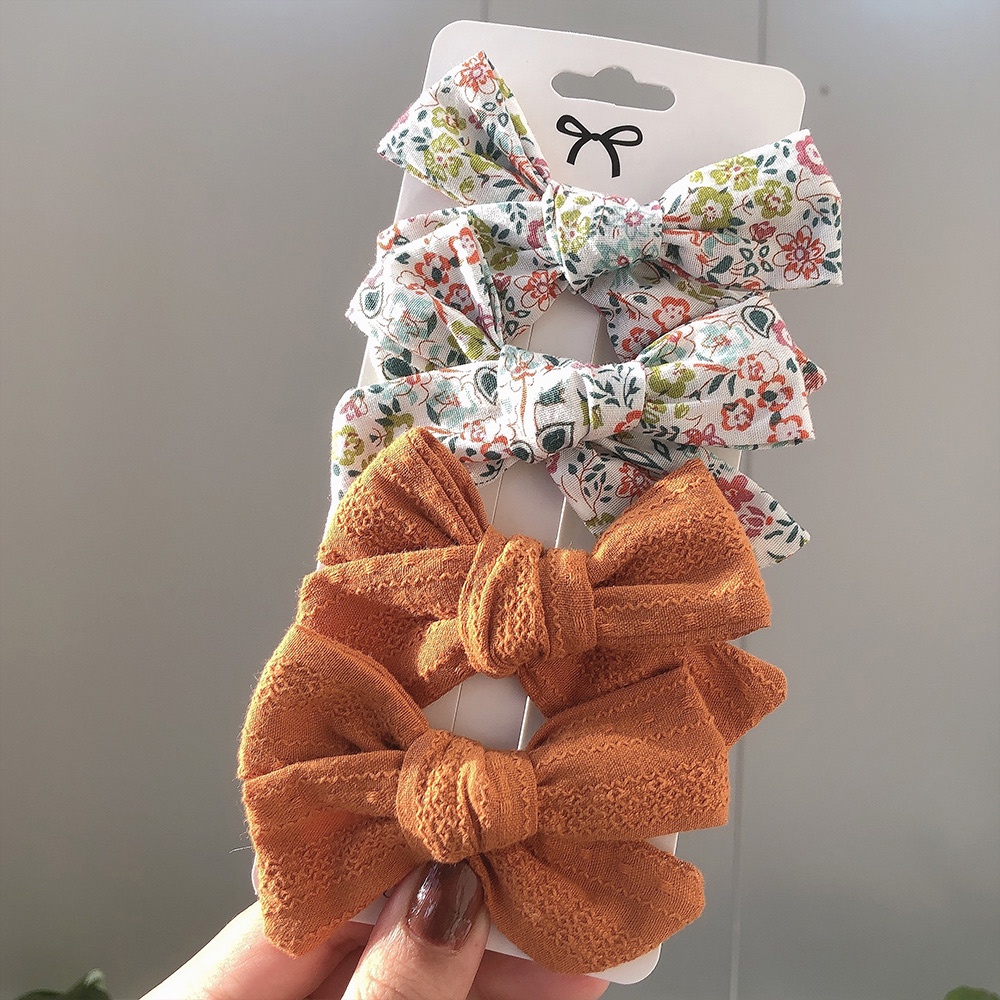 Set 4 kẹp tóc KIDSBOWS dễ thương dành cho bé gái