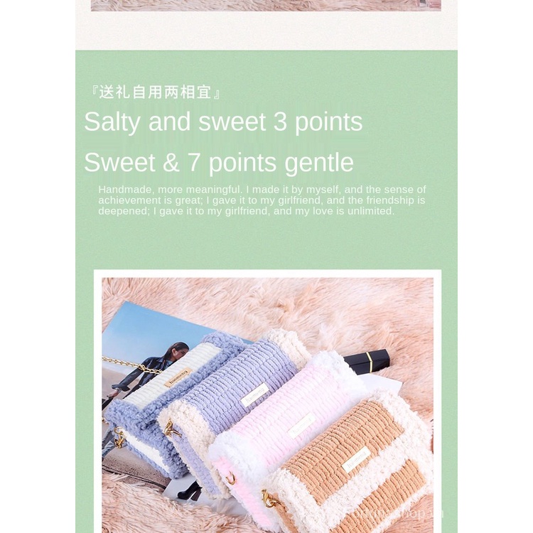 Bộ Dụng Cụ Đan Túi Len Thủ Công 9k1y Thích Hợp Làm Quà Tặng Sinh Nhật Cho Bạn Gái