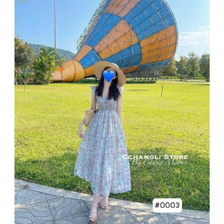 ĐẦM MIDI HOA HAI DÂY