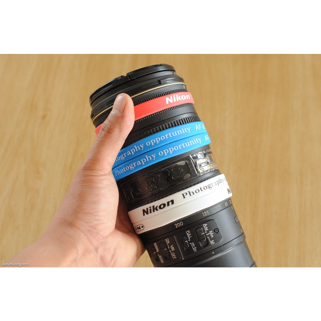 Vòng cao su đeo lens máy ảnh Canon/Nikon/Sony/Pentax