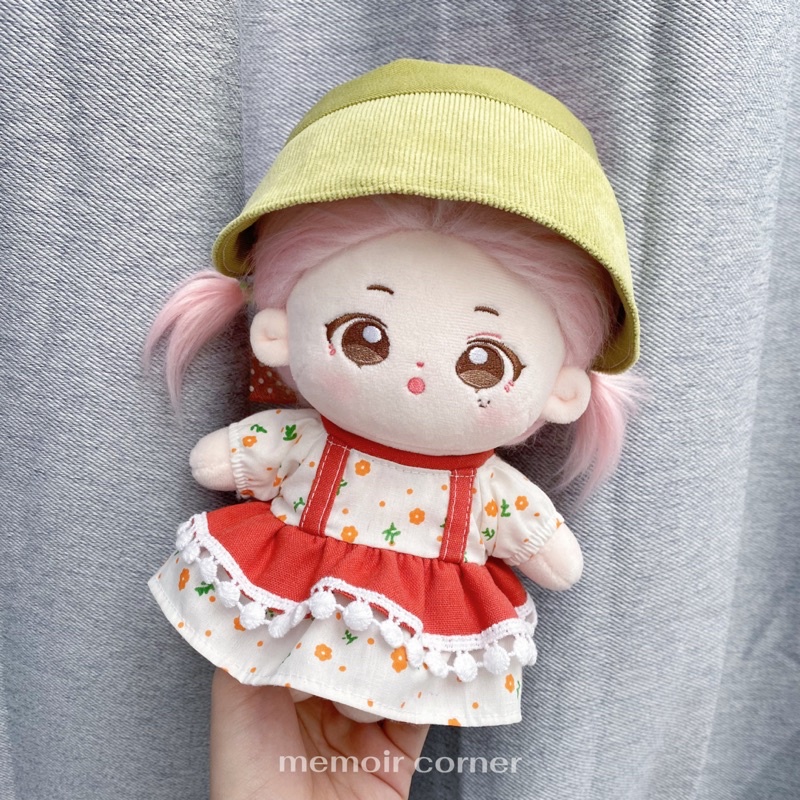 Outfit cho Doll 15cm 20cm - Set váy Little Garden