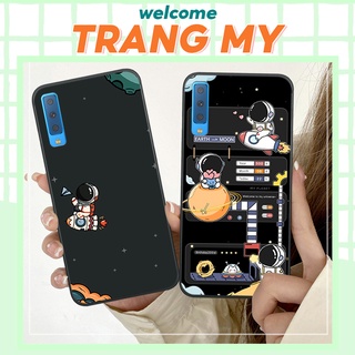 Ốp lưng samsung a7 2018/ a9 2018 hình vũ trụ, phi hành gia astronaut
