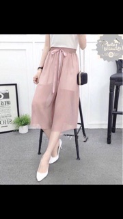 Quần voan ống rộng