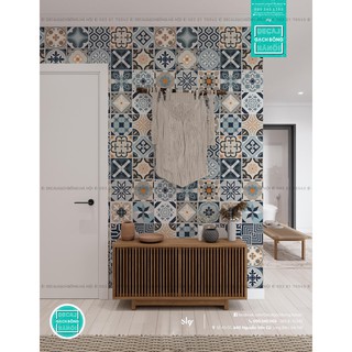 Decal gạch bông trang trí SET #gothic_full_icon_mix