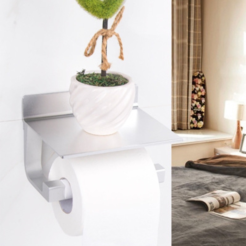 Giá Đỡ Cuộn Giấy Vệ Sinh Gắn Tường Đa Năng Chống Thấm Nước