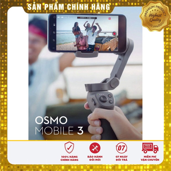 [Sale] Tay cầm chống rung điện thoại DJI OSMO Mobile 3 Combo - Bảo hành 6 tháng - Shop Thế Giới Điện Máy .