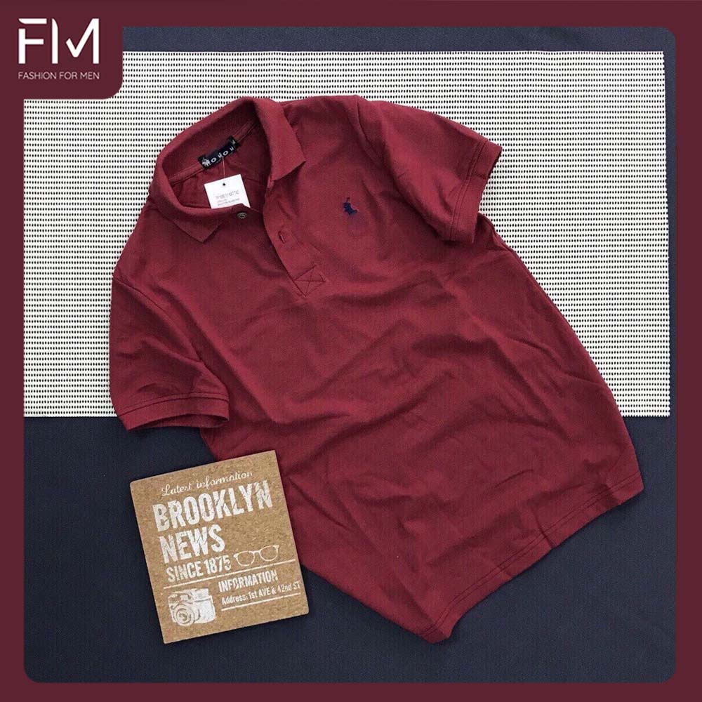 Áo Polo nam cổ bẻ ngắn tay, chất liệu vải cá sấu cotton cao cấp, trẻ trung, năng động – FORMEN SHOP – FMIW022 | BigBuy360 - bigbuy360.vn