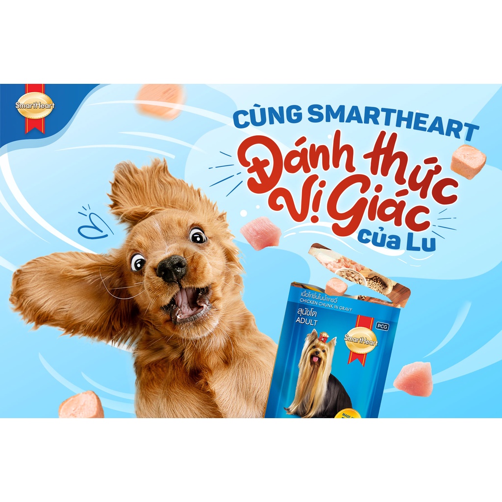Pate cho chó SmartHeart 130g