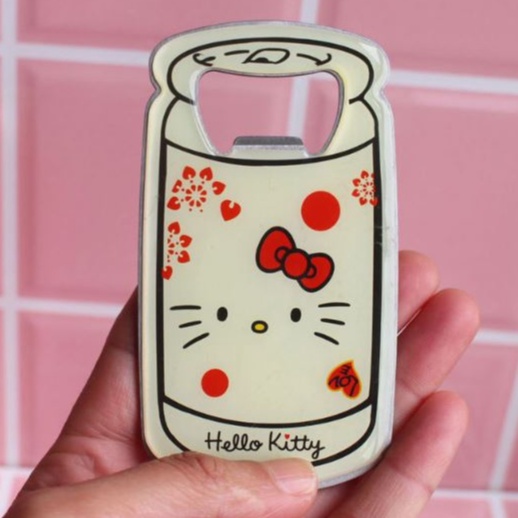 Dụng cụ mở nắp chai XIAODUOJIAJU 365 có nam châm gắn tủ lạnh hình hoạt hình dễ thương