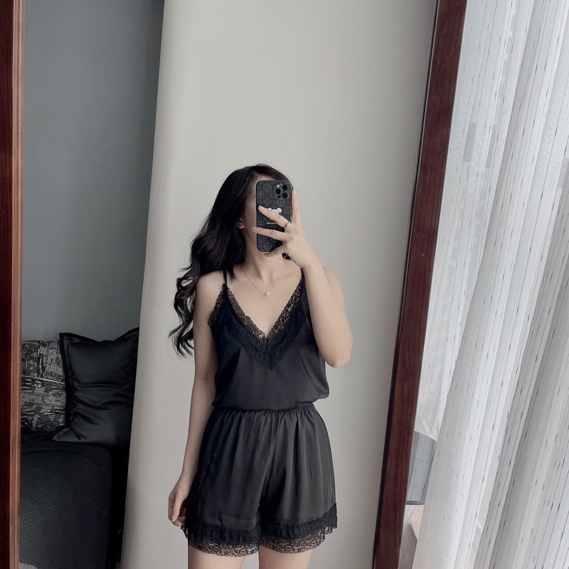 Bộ Ngủ Lụa Phối Ren | BigBuy360 - bigbuy360.vn