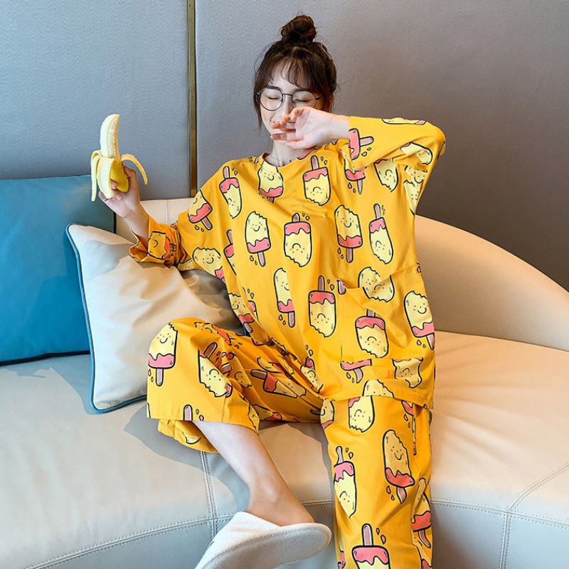 Bộ đồ ngủ họa tiết hoạt hình xinh xắn