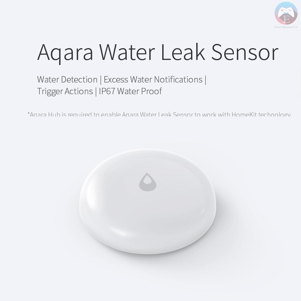 MI Xiaomi Aqara Water Leak Sensor Smart Wireless Flood Water Immersing Leakage Leak Detector Alarm Sensor Waterproof App Remote Control Mijia Smart Home Security