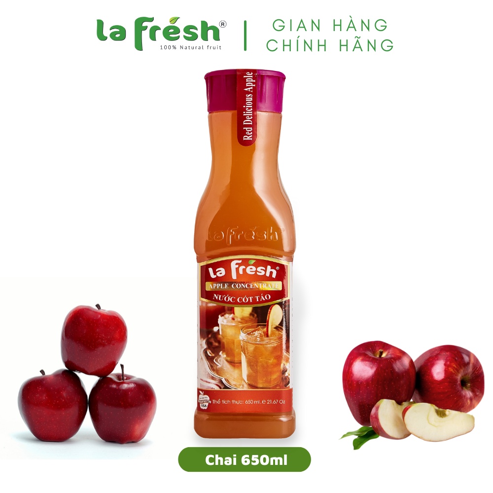 Nước Cốt Táo Lafresh Đà Lạt Chai 650ml