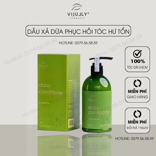 Dầu Xả Daisy Conditioner, Dầu xả Dừa Hương Hoa Cúc ViJully 280ml, GIúp phục hồi tóc, suông mượt, vào nếp