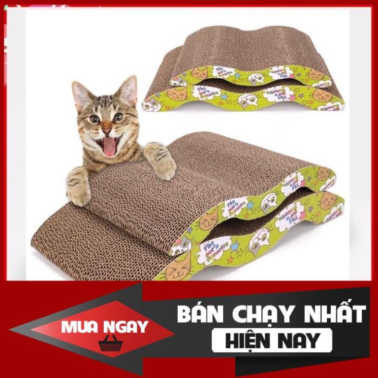 Bàn Cào Móng Cho Mèo Carton - Đồ Chơi Cho Mèo