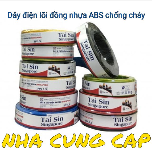 DÂY ĐIỆN LÕI ĐỒNG NHỰA ABS CHỐNG CHÁY