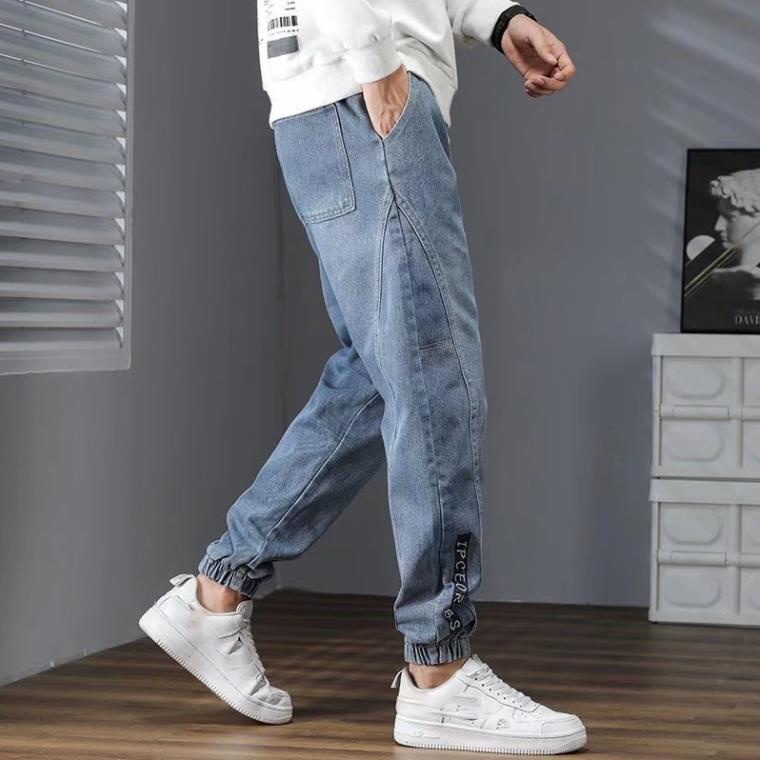 Quần Jean Jogger Nam 2022 Ống rộng cho người béo lẻ size to !