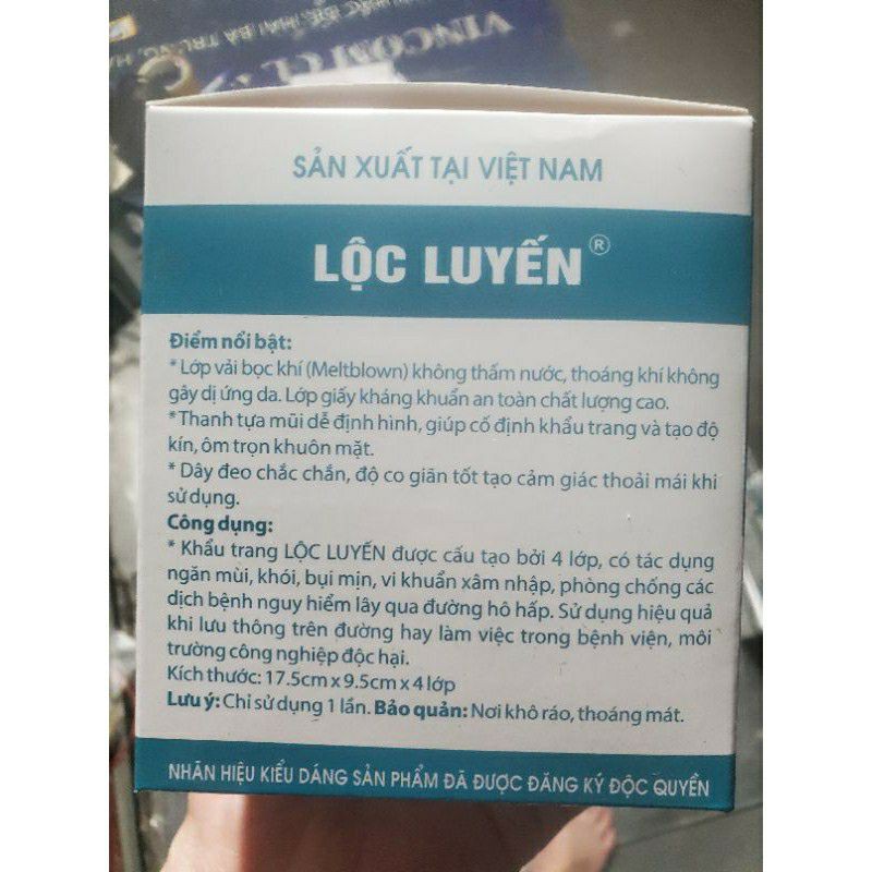 Khẩu trang kháng khuẩn # Lọc khuẩn &gt; 99%