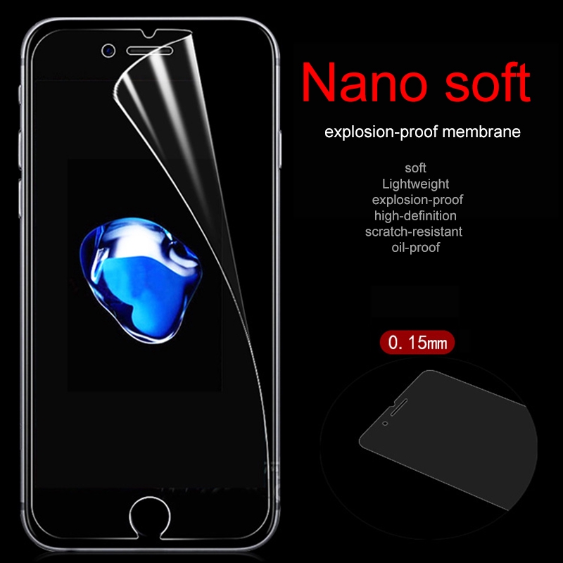 Set 2 miếng dán bảo vệ màn hình nano mềm dẻo chống cháy nổ cho OPPO Reno 10X Reamle X A5S A3S F9 F5 R17 A83 A59 A77