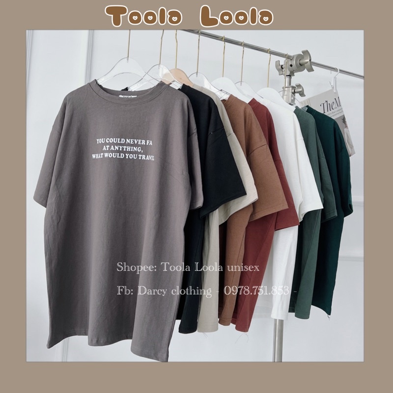 Áo Thun Chữ You could never fa- CHẤT THUN MÁT- dày dặn- Cotton khô 3158