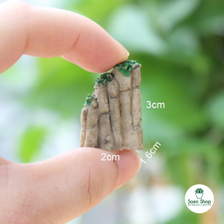 |FREESHIP| Phụ kiện NÚI NON - Phụ kiện trang trí cây xanh để bàn làm việc, mô hình trang trí cho bể cá, tiểu cảnh