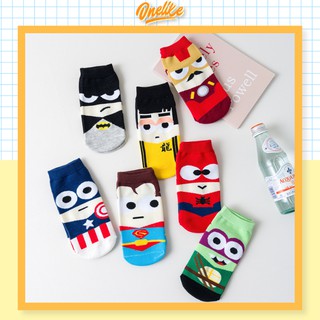 Vớ ngắn in hình siêu anh hùng Marvel 7 mẫu lựa chọn