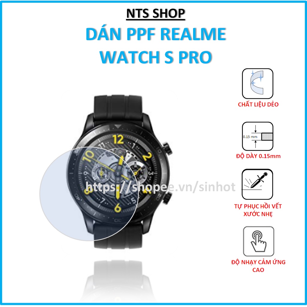 Dán ppf Realme Watch S / S Pro