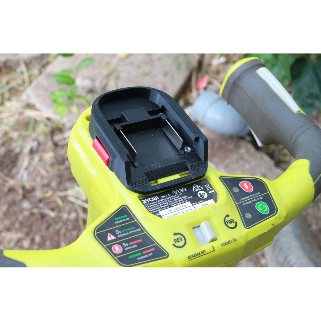 Đế Chuyển Pin Makita Sang Ryobi - Ngàm Đế Chuyển Chân Pin Makita 40mm Sang Chân Pin Máy Ryobi