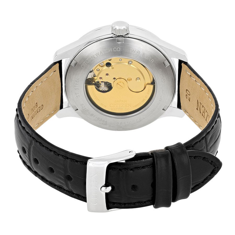 Đồng Hồ Nam Citizen Dây Da NJ0110-18A - Mặt Trắng