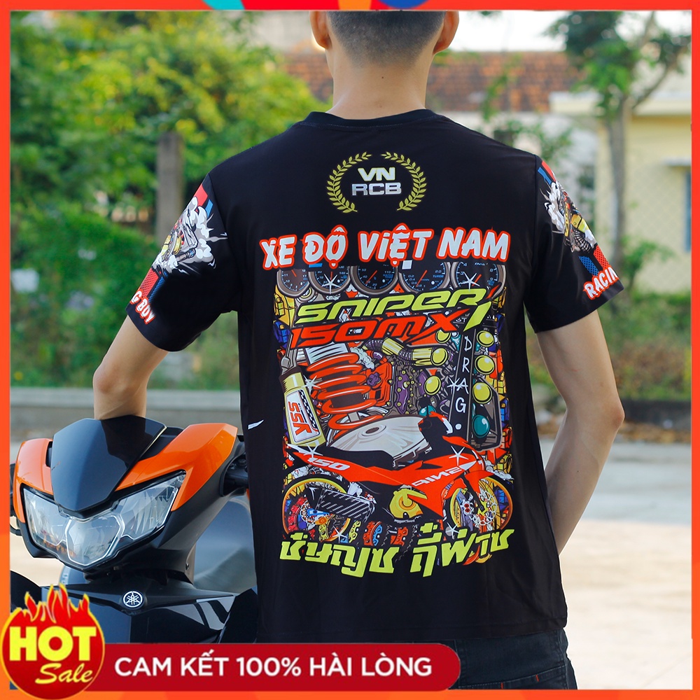Áo Thun Xe Đua Umaracing - Xe Độ Việt Nam - Đam Mê Tốc Độ - Racingboy Cực Thoáng Mát Vải Tốt - BẢO HÀNH TRỌN ĐỜI [ FREE